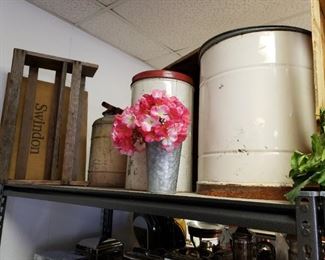 Rustic Too!!! These are on the top shelf - they are large