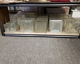 Glass Blocks some with holes for lights for crafts