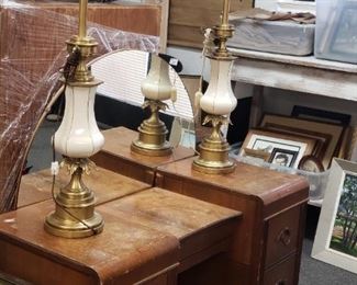 Childs size Waterfall Vanit (mirror not attached) & matching Dresser