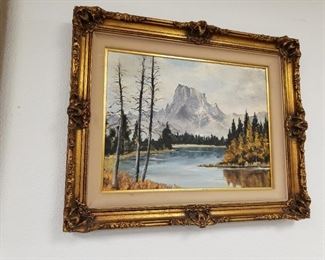 Original Art in Guilded Frame