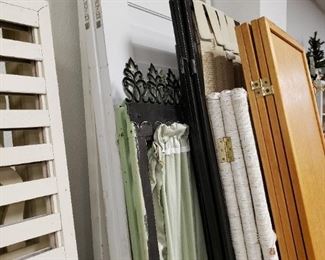 We have doors, dividers, shutters ...