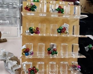 Tiny Christmas adjustable rings