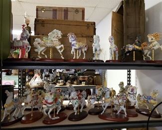 Carousel Horses by Lenox for Birthdays, Holidays & Seasons.  We have boxes for them
