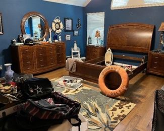 Bedroom set, variety of interesting nautical pieces