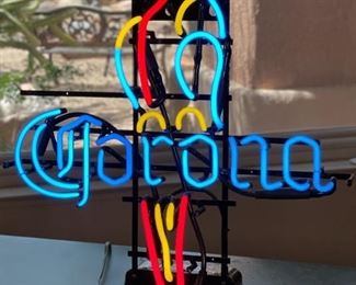 Corona Beer Parrot Neon Bar Sign	26x22x6.5in	HxWxD

