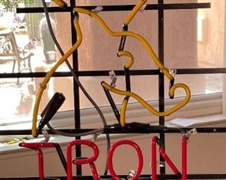 Iron City Beer Neon Bar Sign Deer Head Pittsburg PA	26x18x6.5in	HxWxD
