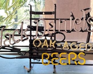 Jack Daniels Oak Aged Beers Neon Beer/Bar Sign JD Advertising	16x25x5in	HxWxD
