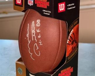 MIke Ditka Signed NFL Football Autograph	11.25x6.5x6.5in	HxWxD
