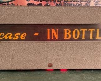 Rare 1930s-40s Schmidt's Beer  “Tangy as the Pines" Art Deco Lighted Bar Sign Reverse Painted C Schmidts & Sons Philadelphia PA Schmidt	12.75x12x4in	HxWxD
