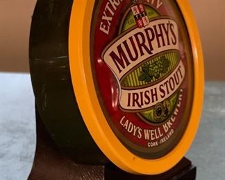 Murphy Irish Stout Beer Sign self Standing	8x5.4x4.5in	HxWxD
