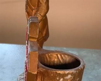 1950s Valley Forge Beer Metal Advertising Display Holder Barware Adam Scheidt Brewing AS-56	9.25x8.5x4in	HxWxD
