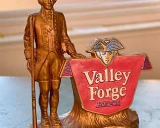 1950s Valley Forge Beer Metal Advertising Display Holder Barware Adam Scheidt Brewing AS-56	9.25x8.5x4in	HxWxD

