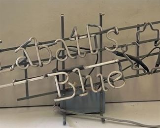 Labatt’s Blue Neon Beer Bar Sign Labatts	16x30x7in	HxWxD
