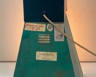 AS-IS Heineken Beer Windmill on Tap Green Metal lighted Sign Display	18x10x10in	HxWxD
