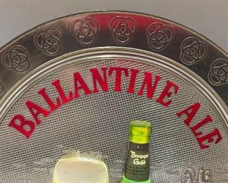 AS-IS Ballantine Ale Lighted/Motion Sign	19in Diameter x 4in D	
