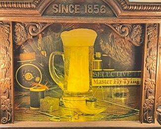 1970s Blitz Weinhard Beer Lighted Sign Advertising	27x23x10in	HxWxD
