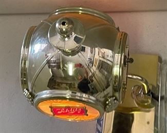 1970s Schlitz Beer Lighted Clock Register Topper	11x6x8in	HxWxD
