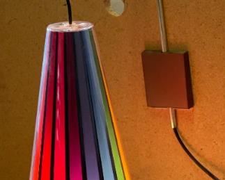 Schmidt's Beer Sconce Lamp Cone Light #2 Schmidts	2x6.5x12in	HxWxD
