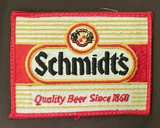 Vintage Schmidt's Beer Jacket Employee Worker Uniform 46in Medium Riverside	Med	

