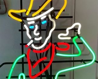 Vegas Vic Cowboy Neon Sign Marlboro Man	40x20x6in	HxWxD
