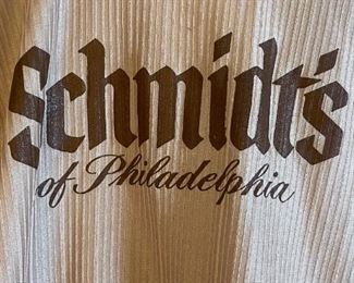 Vintage Schmidt’s Employee Uniform Work Shirt Nat Nast	Unmarked fits like Med	
