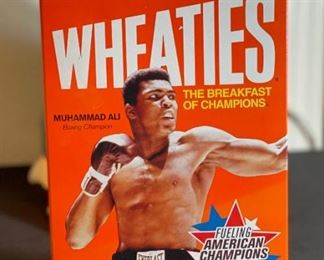Wheaties box Muhammad Ali 2013	12x7.75x2.75in	HxWxD
