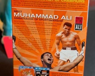 Wheaties box Muhammad Ali 2013	12x7.75x2.75in	HxWxD
