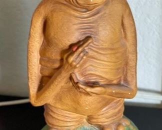 Vintage ET The Extra Terrestrial Piggy Bank Coin Bank	12.5x7x7in	HxWxD
