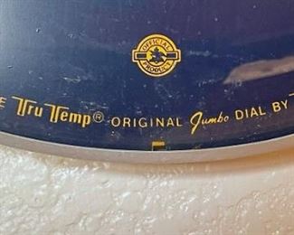 Michelob Beer Thermometer Temp Gauge Vintage Jumbo Dial Tru-Temp TCA	12in Diameter	HxWxD
