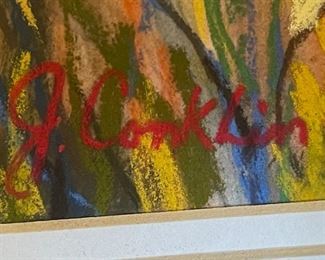 Original Art J Conklin Pastel Stag Painting	Frame: 14x17 image: 7.5x9.5in	
