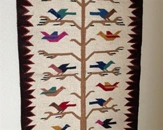 El Paso Saddle Blanket Tree of Life Rug with Wall Mount	49 x 28in	
