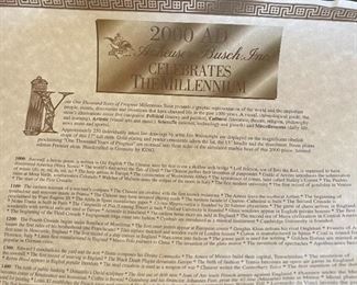 One Thousand Years of Progress Stein Anheuser Busch CS414	18x8x10in	HxWxD
