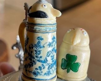 Schultz and Dooley Utica Club 40th Anniversary Stein Limited Edition  - RARE	12x4.5x7in	HxWxD
