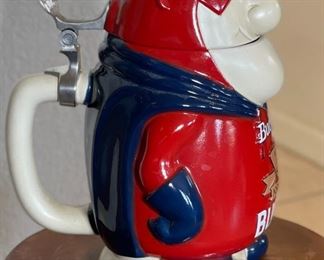 1999 Budweiser Stein Limited Edition BUD MAN 30th ANNIVERSARY CS401	10x5x7.5in	HxWxD
