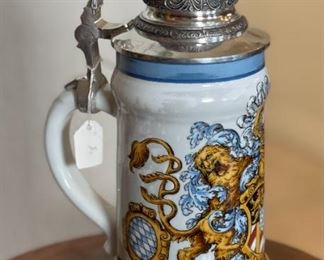German Lithophane Stein Coat Of Arms Of The Kingdom Of Bavaria	10x4.5x5in	HxWxD

