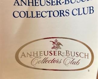 2pc Busch Bavarian Pilsner Set CB45 Anheuser-Busch Collectors Club 2007 Members Only	10.25in H x 3.25in Diameter	
