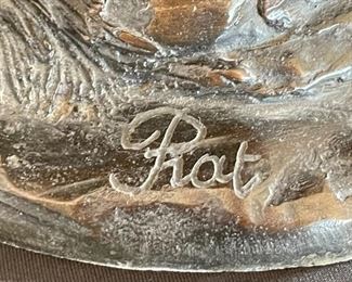 Cupid & Psyche Bronze patinaed Statue Sculpture	41x20x15in	HxWxD
