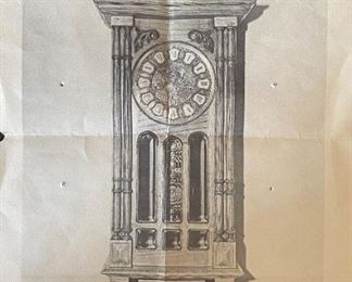 Gazo San Marcos Wall Clock	40x13.75x9.5in	HxWxD
