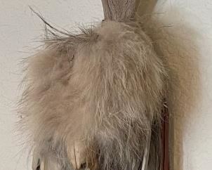 Native American Ceremonial Chief  Staff	58in Long	
