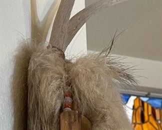 Native American Ceremonial Chief  Staff	58in Long	
