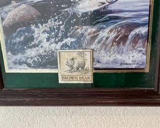Miller High Life Brown Bear Bar Mirror	Frame: 25.5 x 14.5in	
