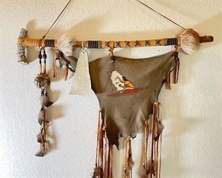 Story Teller Peace Pice Art Native American Little Owl Marianna Holiday	24 x 28in	
