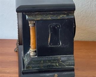 AS-IS Empress Ingraham Mantle Clock Antique 8-day	10.5 x 17 x 7in	HxWxD
