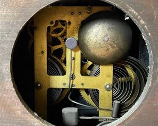 AS-IS Empress Ingraham Mantle Clock Antique 8-day	10.5 x 17 x 7in	HxWxD
