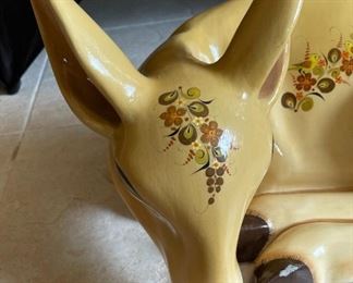 Sermel Tonala Jal Mexico Plastic Deer Hand painted Folk Art	13 x 12 x 24in	HxWxD
