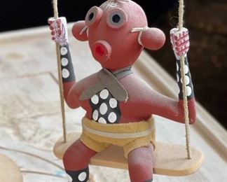 Vintage 4 Doll Mud Head Kachina Tree Alfred Benally Navajo Native American	25x16x12in	HxWxD
