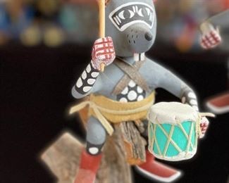 4 Mouse Kachina Tree Alfred Benally Navajo Native American	18.5x13x9in	HxWxD
