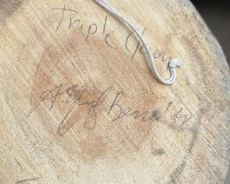 Triple Clown Kachina Doll Alfred Benally Navajo Native American	18x10x9in	HxWxD
