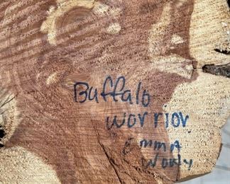 Buffalo Warrior Kachina Doll Navajo Native American	13x9x10in	HxWxD
