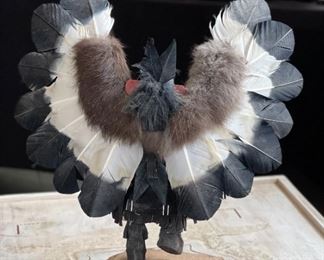 Eagle Kachina Doll Navajo Native American	15x14x4in	HxWxD
